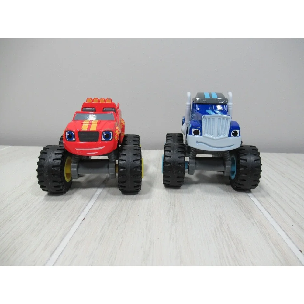 Blaze & the Monster Machines die cast trucks Blaze Crusher Fisher Price used